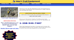 Desktop Screenshot of maystrailequipment.com